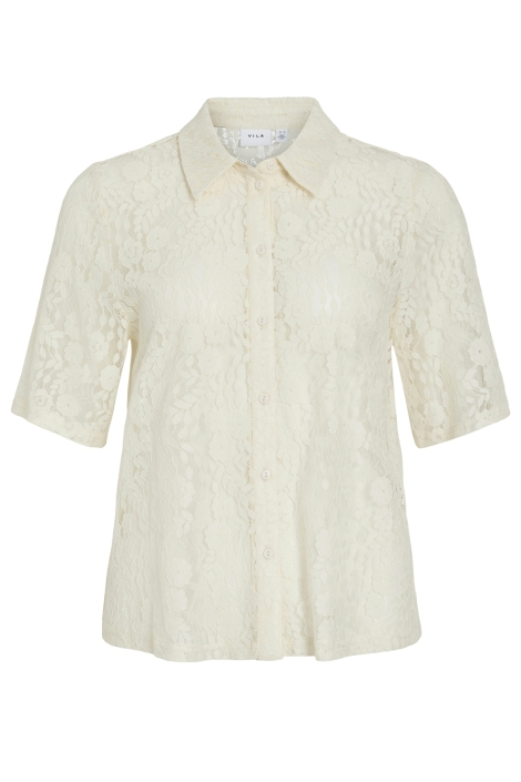 Vila viselly 2/4 lace shirt